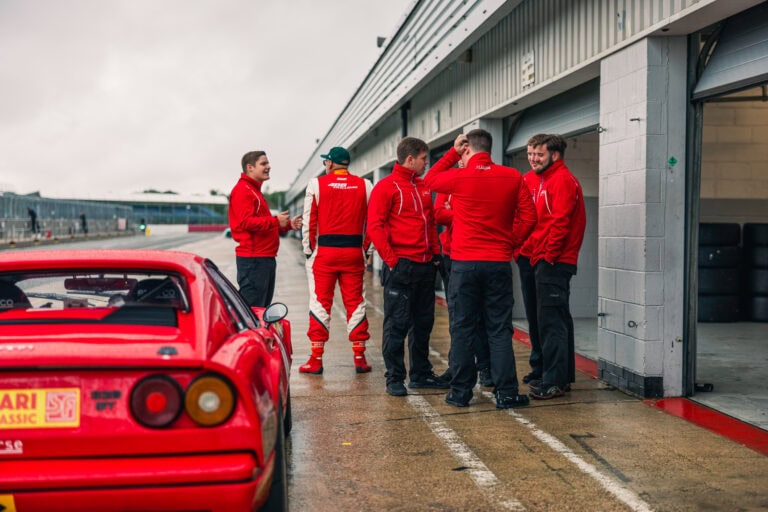 FF Corse pit crew - Silverstone track day 2024