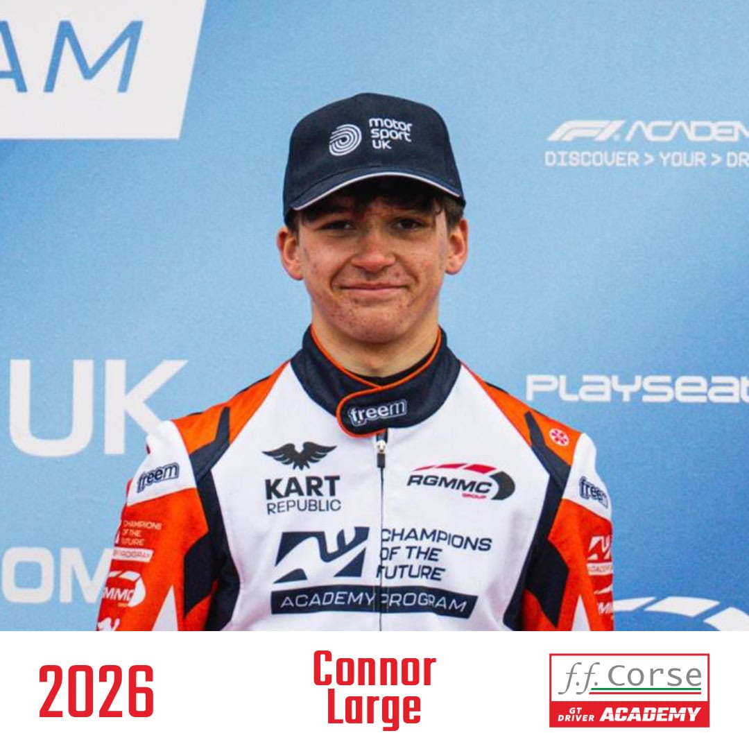 Announcing the 2026 FF Corse GT Driver Academy Members 4 Connor Large