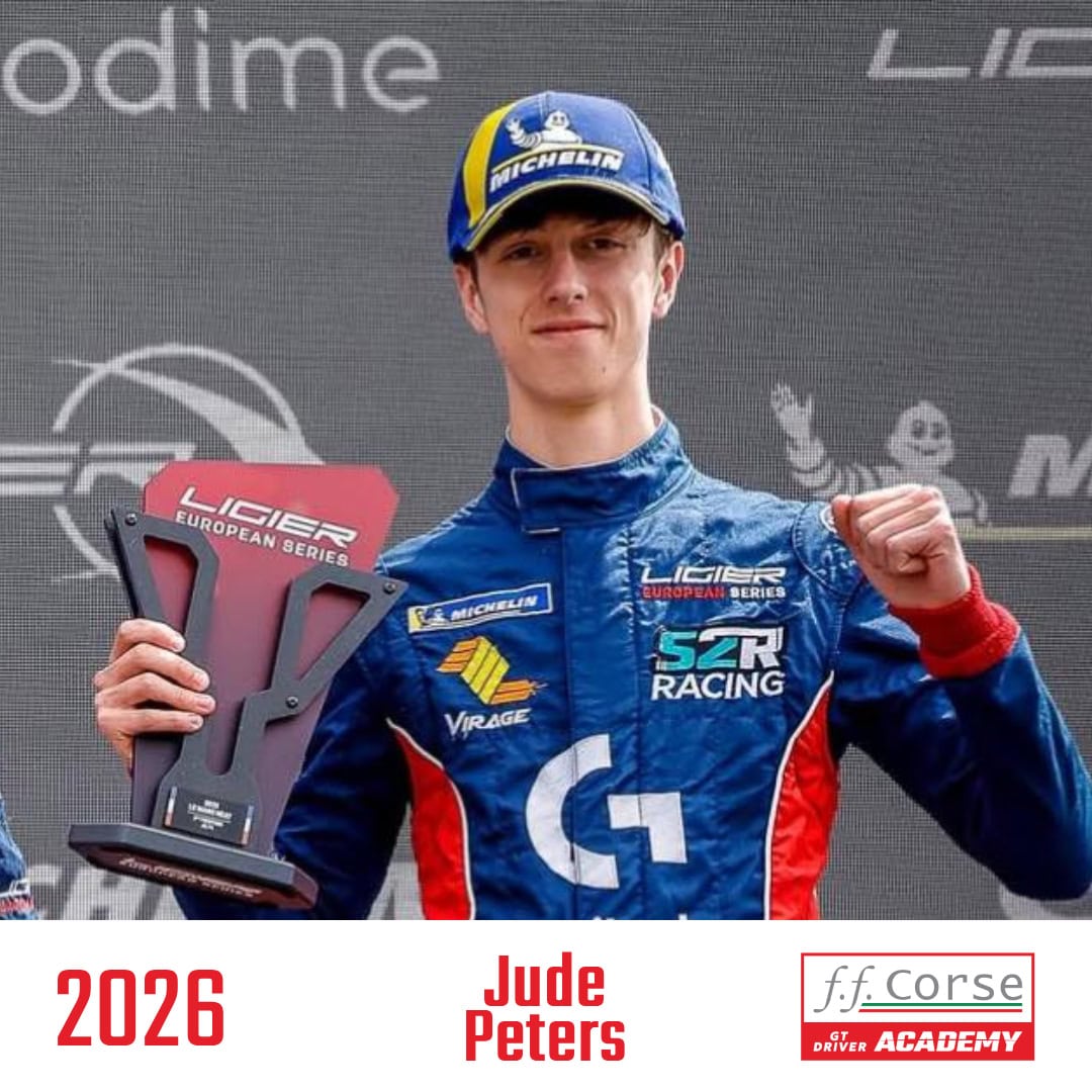 Announcing the 2026 FF Corse GT Driver Academy Members 6 Jude Peters