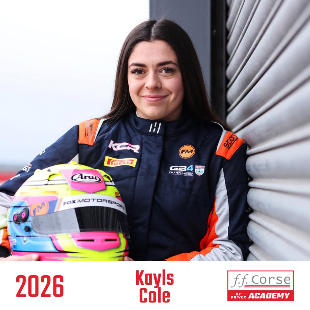 Announcing the 2026 FF Corse GT Driver Academy Members 7 Kayls Cole