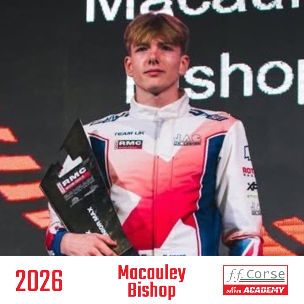 Announcing the 2026 FF Corse GT Driver Academy Members 8 Macauley Bishop