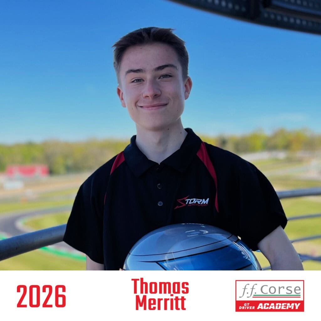 Announcing the 2026 FF Corse GT Driver Academy Members 12 Thomas Merritt